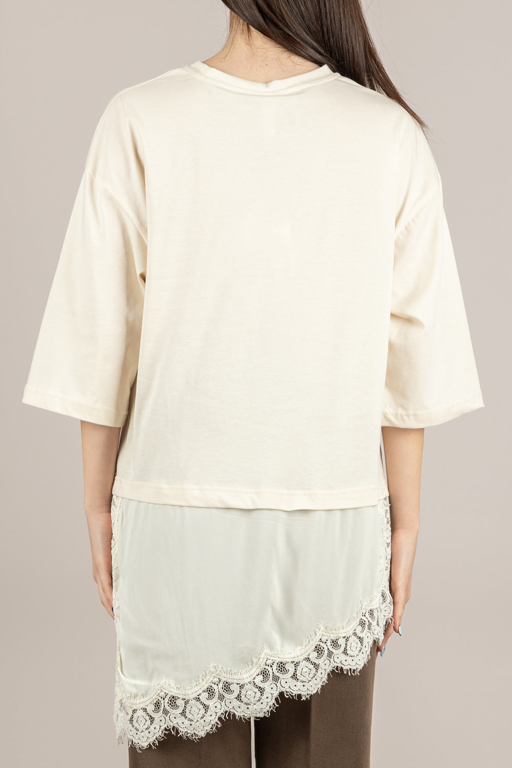 TENSIONE IN - S26M975 - MAGLIA BURRO