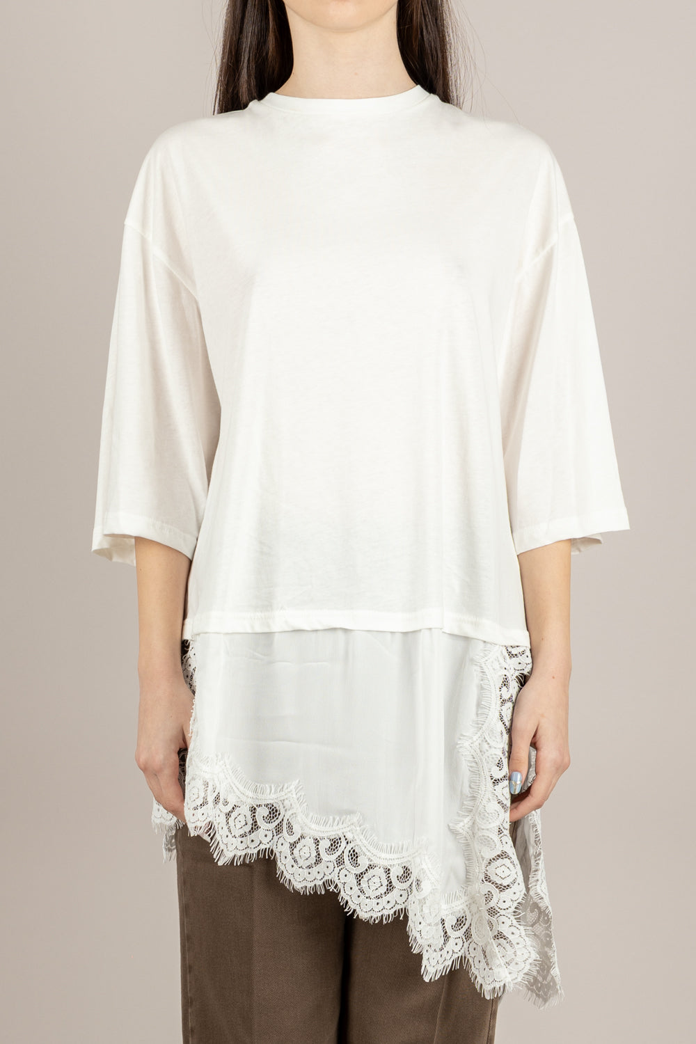 TENSIONE IN - S26M975 - MAGLIA NATURALE