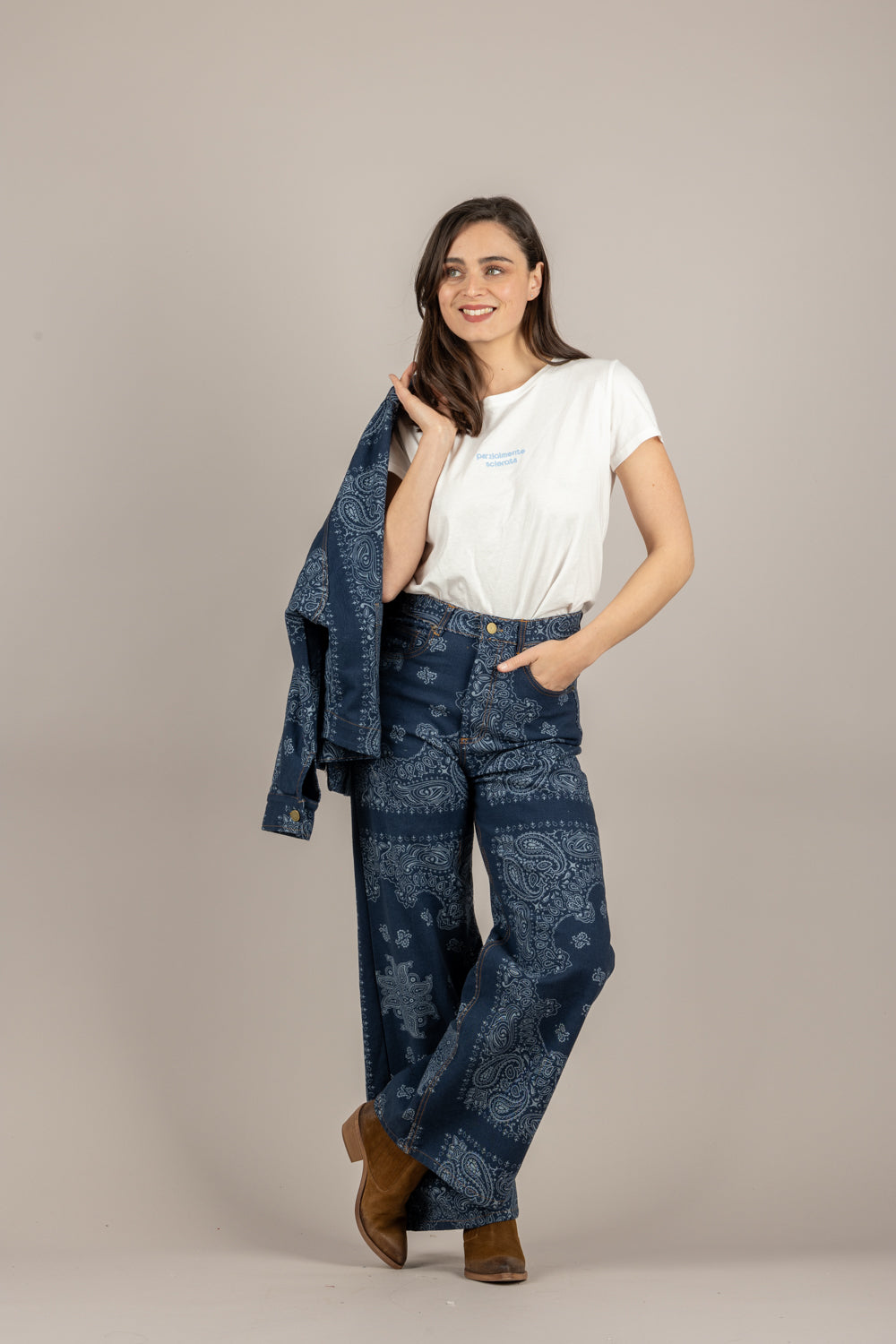 TENSIONE IN - SL1184 - PANTALONE BLU