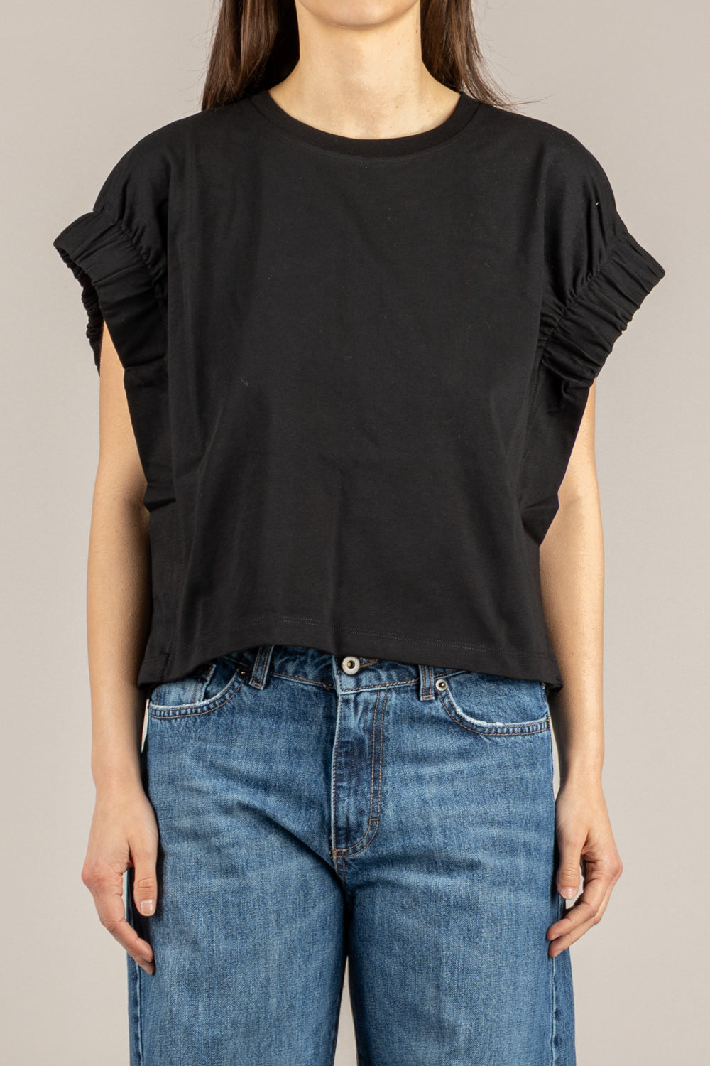 KONTATTO - SM209C - T-SHIRT NERO 