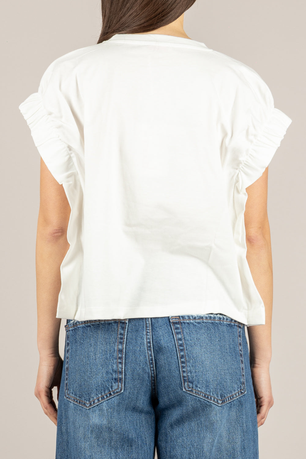 KONTATTO - SM209C - T-SHIRT PANNA