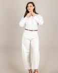 BLOOM - SMOOTH-COLOR - JEANS BIANCO 
