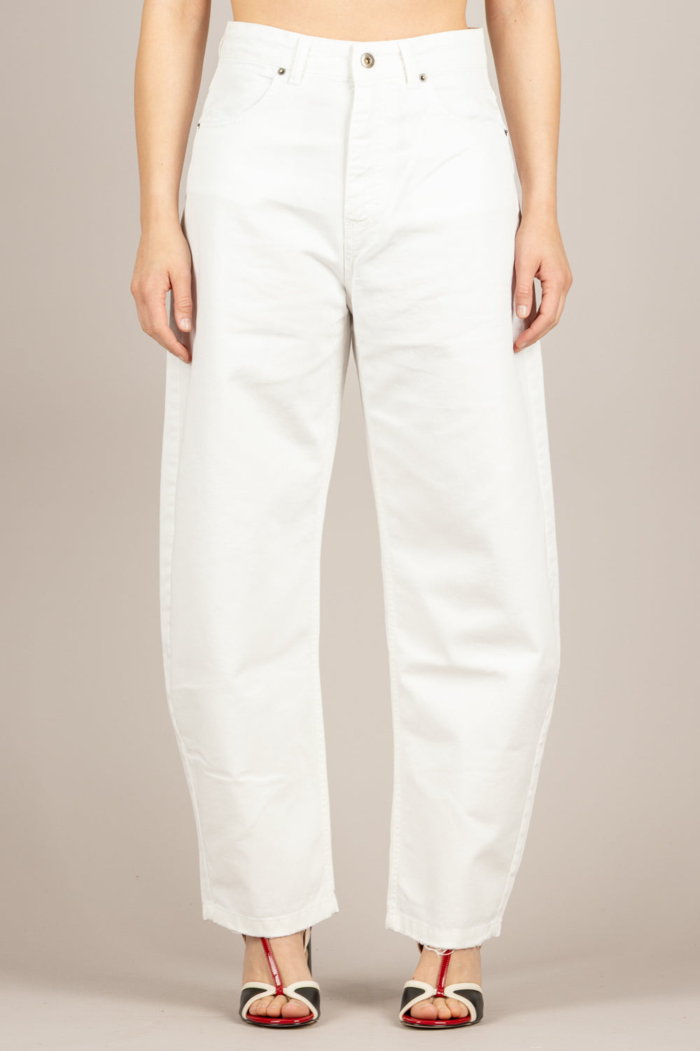 BLOOM - SMOOTH-COLOR - JEANS BIANCO 