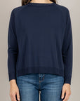 ANGELA DAVIS - SP9PA1 - MAGLIA GIROCOLLO BLUE