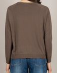ANGELA DAVIS - SP9PA1 - MAGLIA GIROCOLLO MARRONE