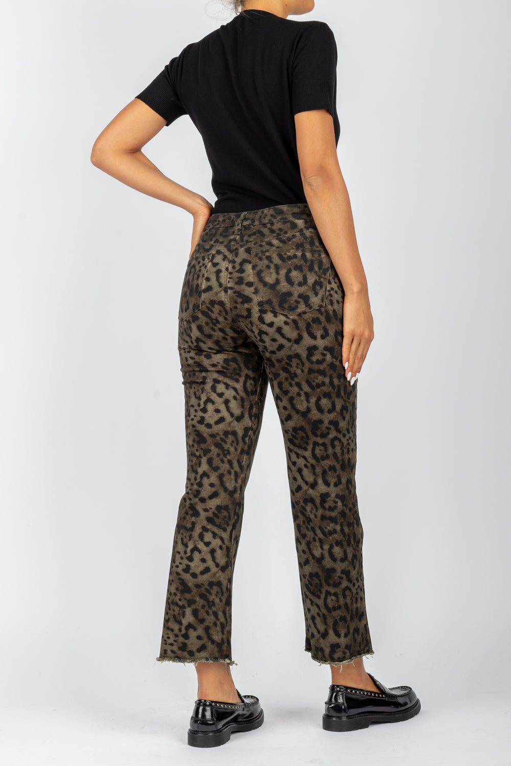 SOUVENIR - S36M0892 - PANTALONE TROMBETTA ANIMALIER