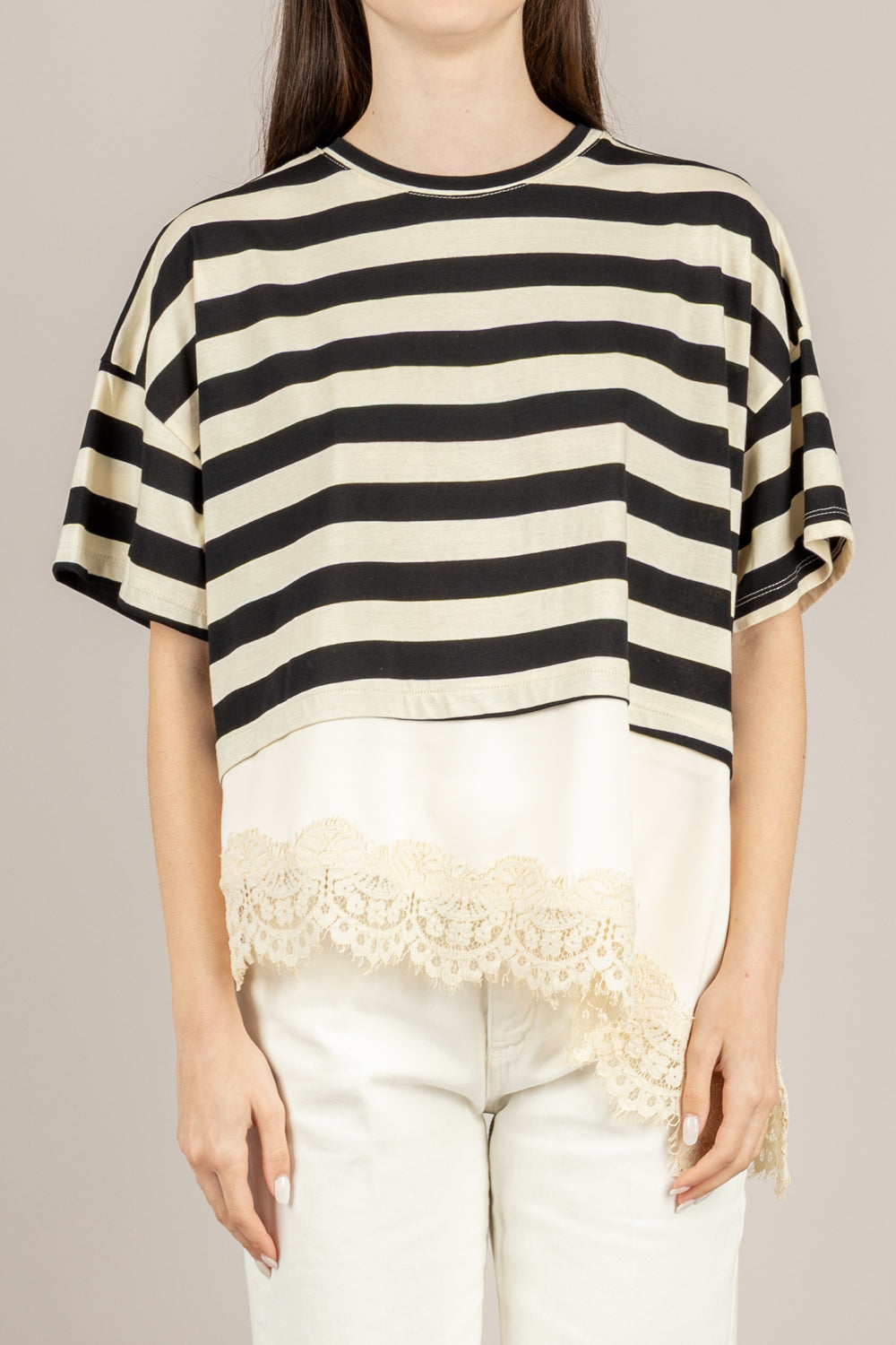 DIXIE - T262A096 - T-SHIRT BURRO/NERO