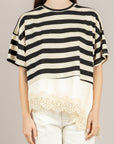 DIXIE - T262A096 - T-SHIRT BURRO/NERO