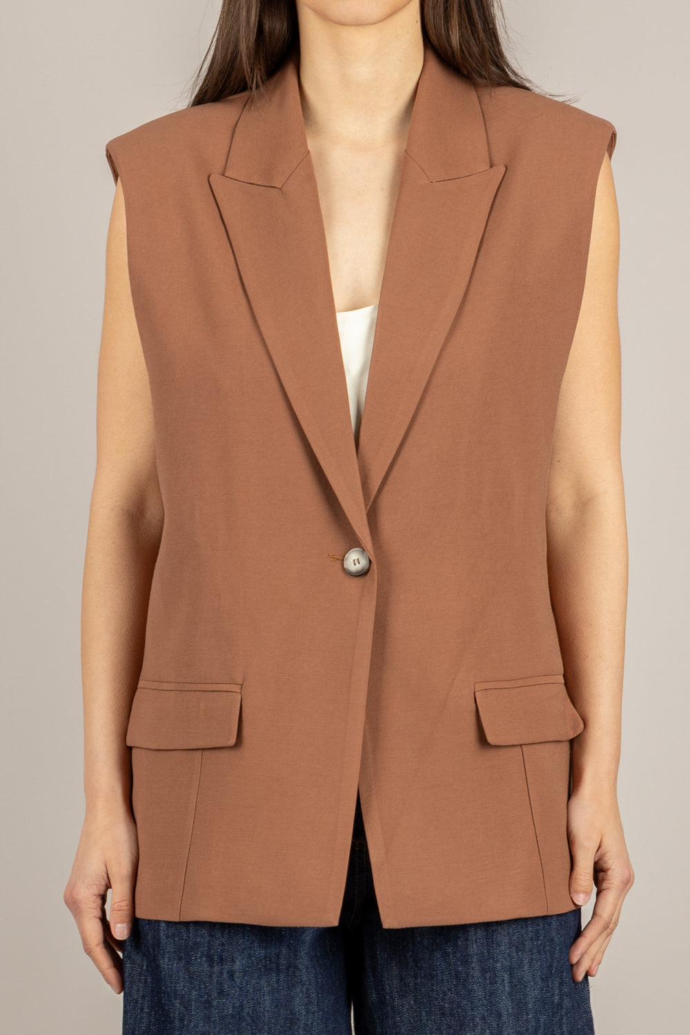 VICOLO - TAB0036 - GILET NOCCIOLA