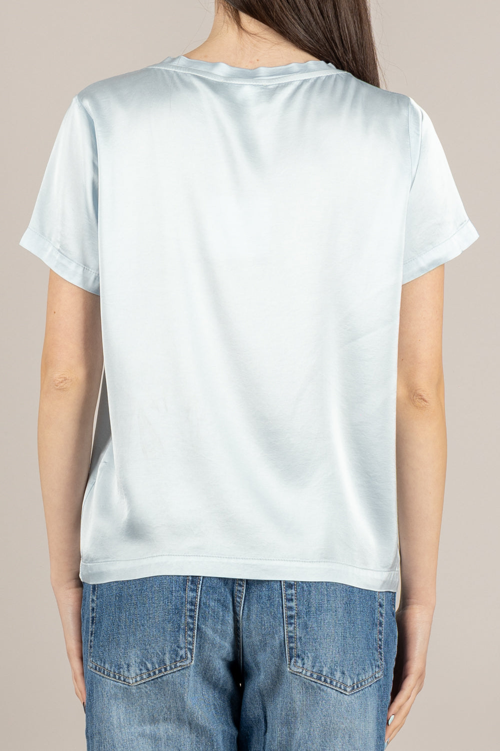 VICOLO - TAB0083 - MAGLIA CELESTE