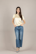 VICOLO - TAB0083 - MAGLIA GIALLINO
