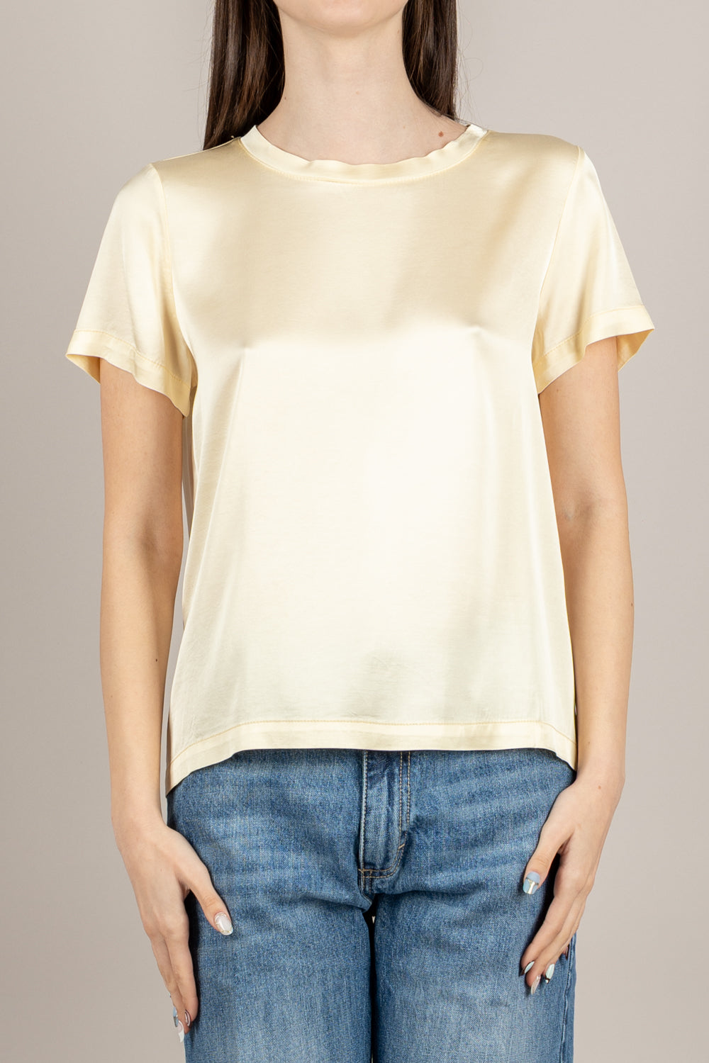 VICOLO - TAB0083 - MAGLIA GIALLINO