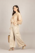 VICOLO - TAB0989 - BLUSA BEIGE