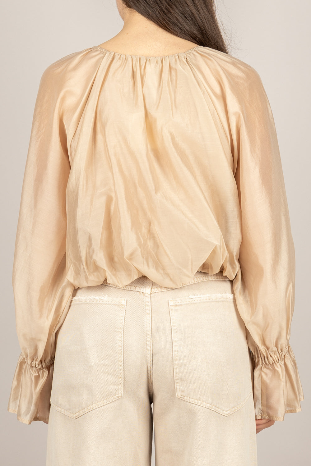 VICOLO - TAB0989 - BLUSA BEIGE