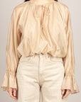VICOLO - TAB0989 - BLUSA BEIGE