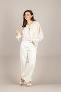 VICOLO - TAB0989 - BLUSA NATURALE