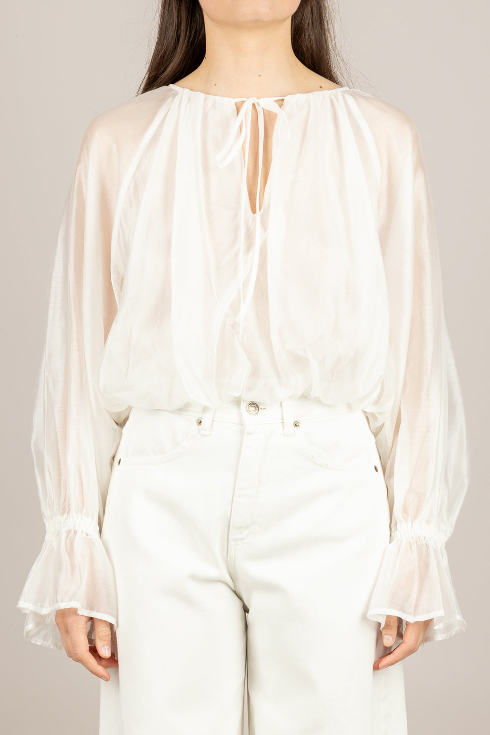 VICOLO - TAB0989 - BLUSA NATURALE