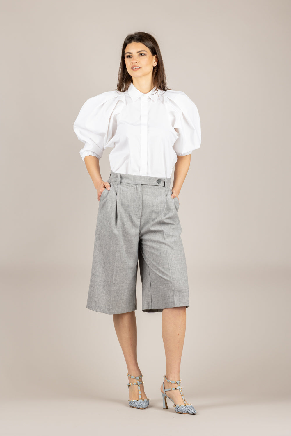 VICOLO - TAB1279 - CAMICIA NATURALE