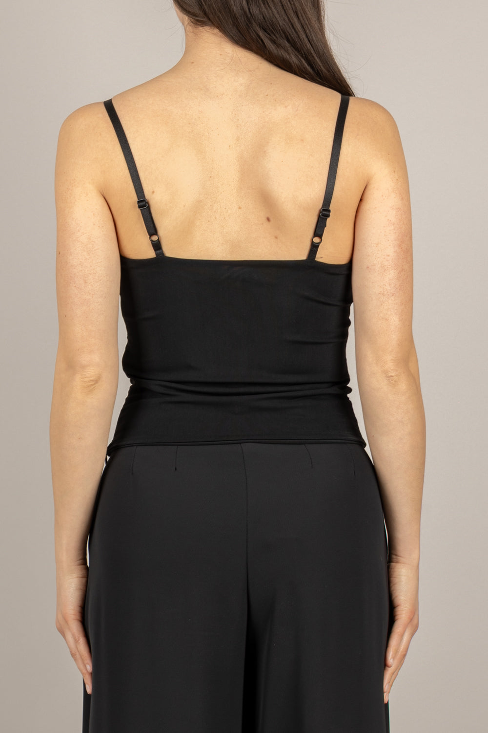 VICOLO - TAB1343 - TOP NERO 