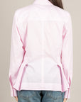 VICOLO - TAB1351 - CAMICIA ROSA/BIANCO 