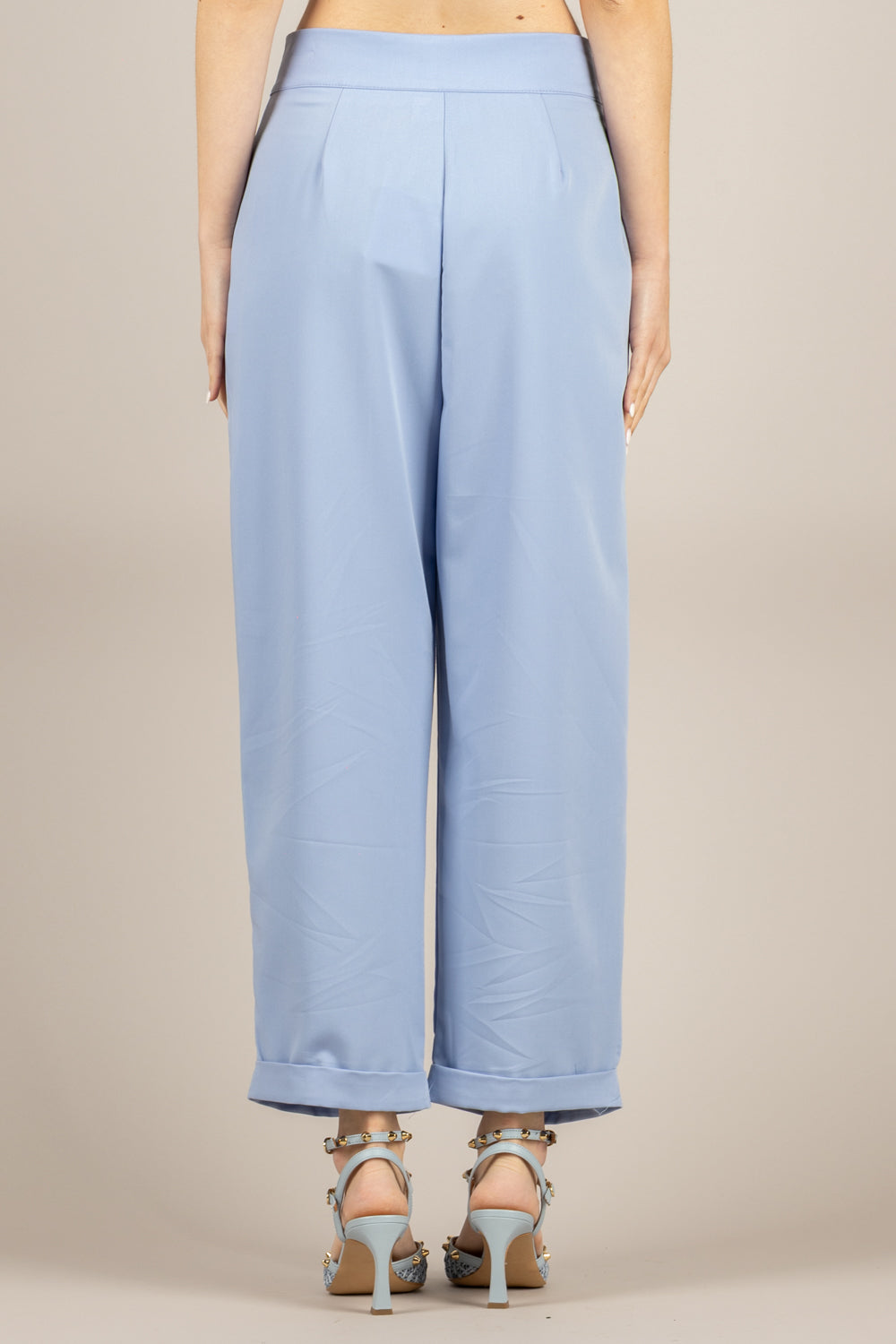VICOLO - TAB1373 - PANTALONE AZZURRO