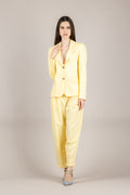 VICOLO - TAB1373 - PANTALONE GIALLO PAGLIERINO