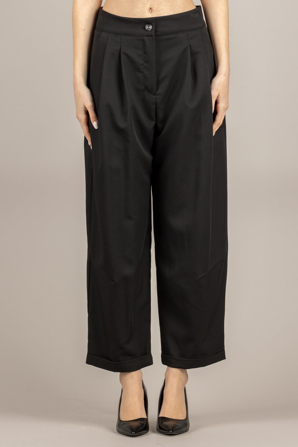VICOLO - TAB1373 - PANTALONE NERO