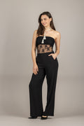 VICOLO - TAB1393 - TOP NERO