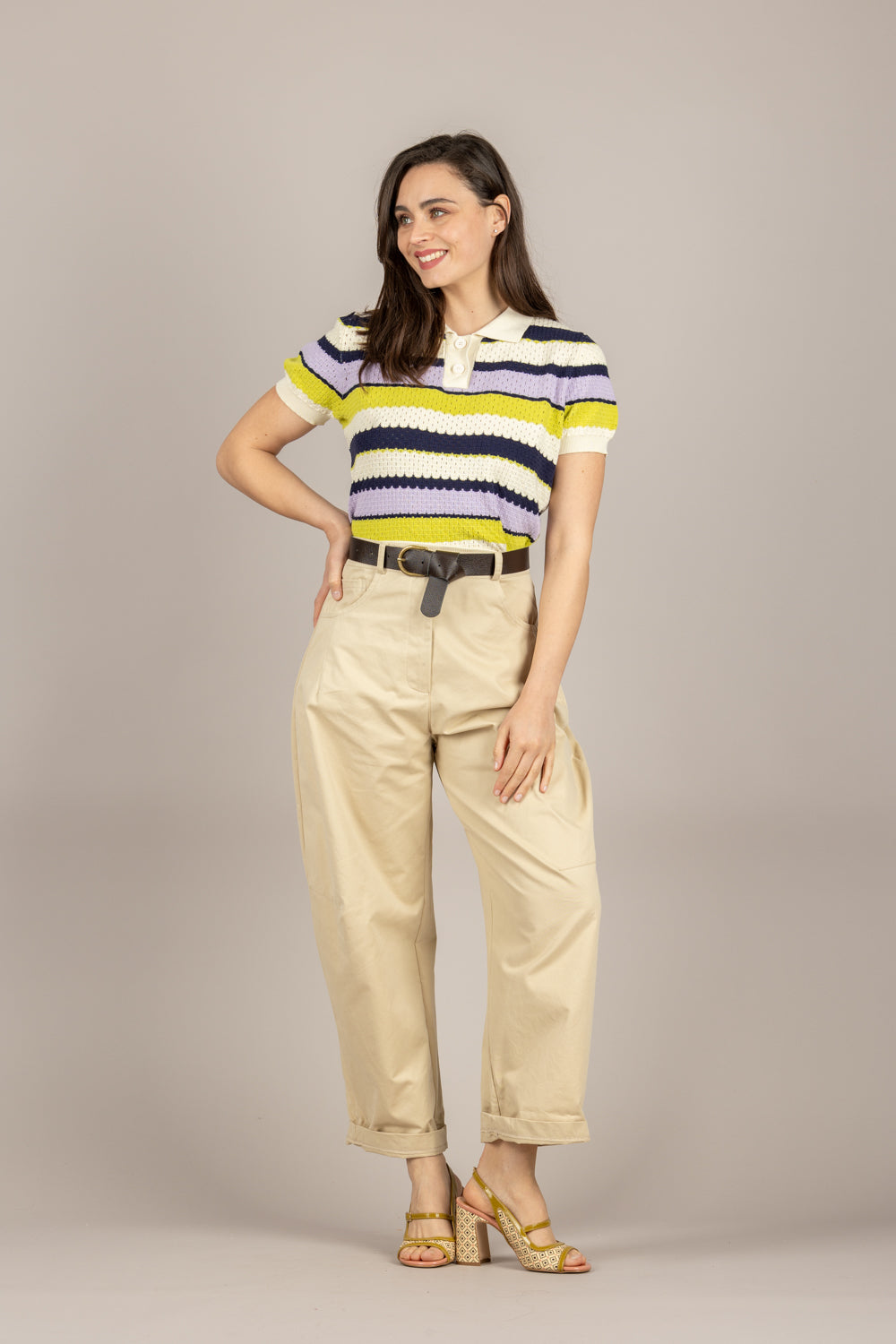 VICOLO - TAB1484 - PANTALONE BURRO