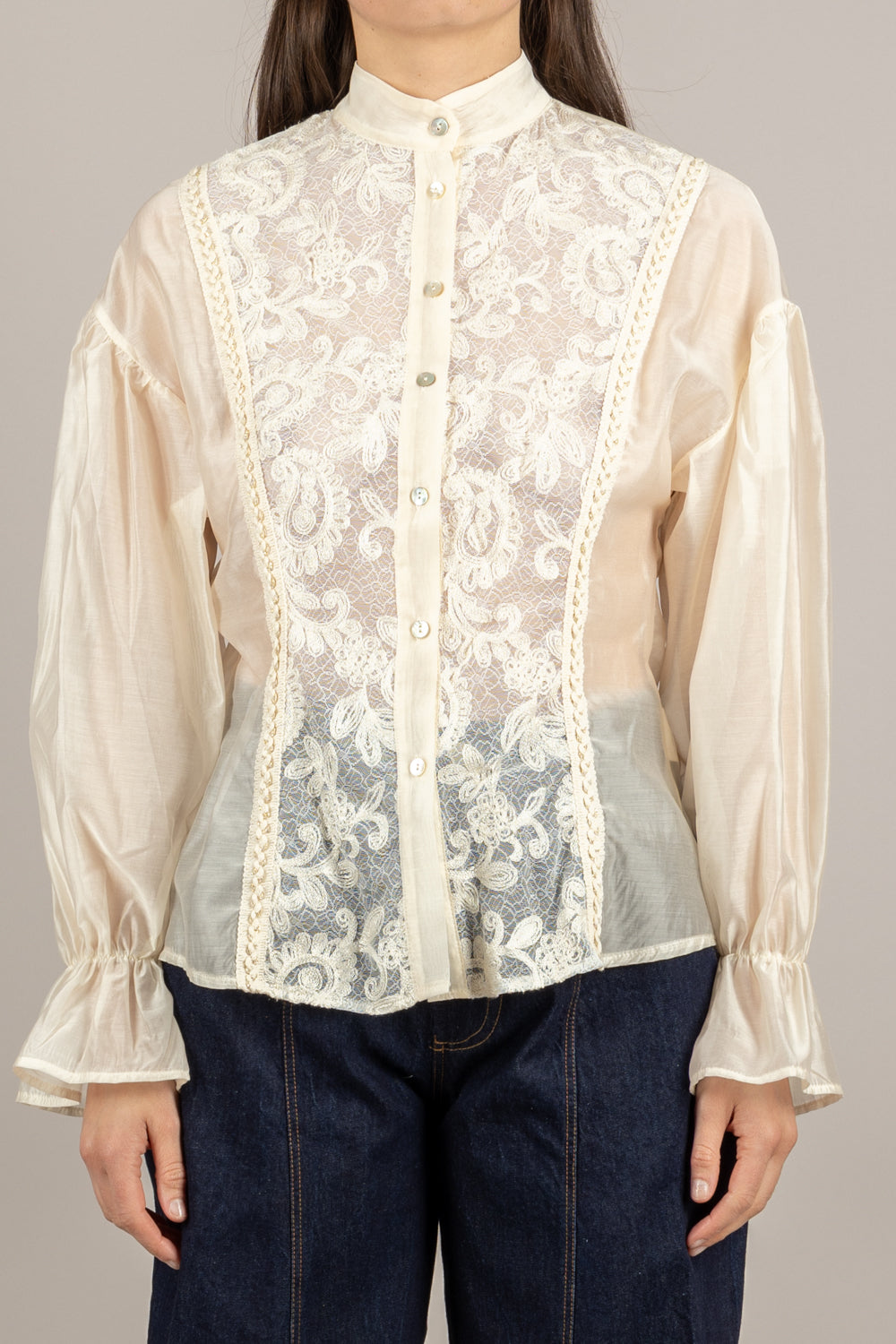 VICOLO - TAB1639 - CAMICIA BURRO