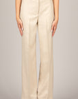 VICOLO - TAB1933 - PANTALONE GAMBA DIRTTA BEIGE