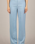 VICOLO - TAB1933 - PANTALONE GAMBA DIRTTA CARTA DA ZUCCHERO