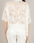 HAVEONE - TFW-Q081 - T-SHIRT IN PIZZO BIANCO