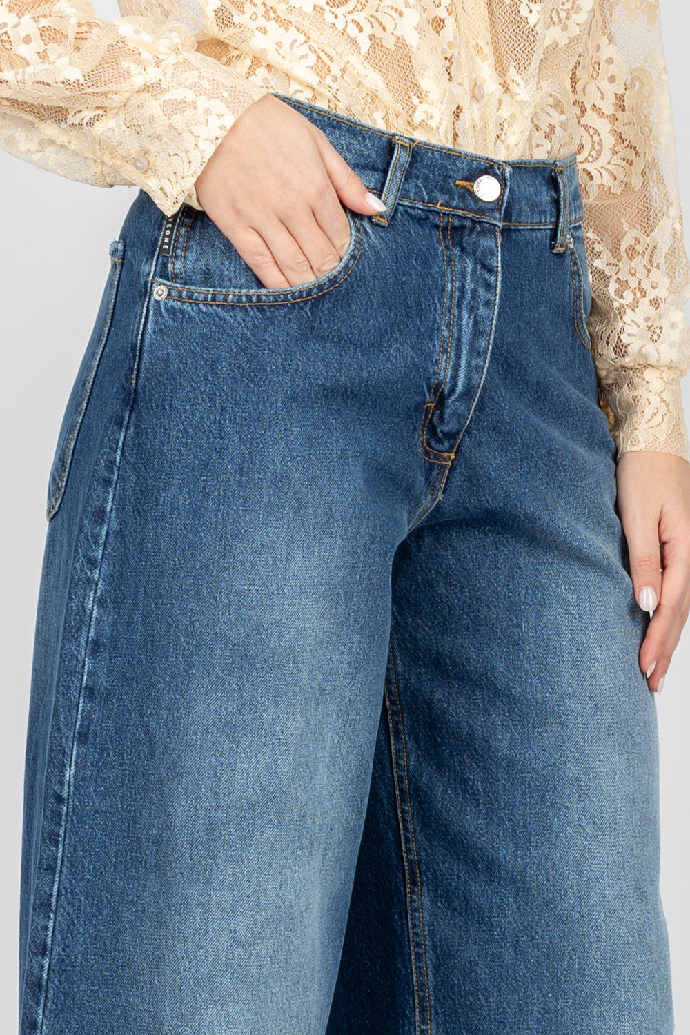 HAVEONE - PLS-M318 - JEANS GAMBA DRITTA