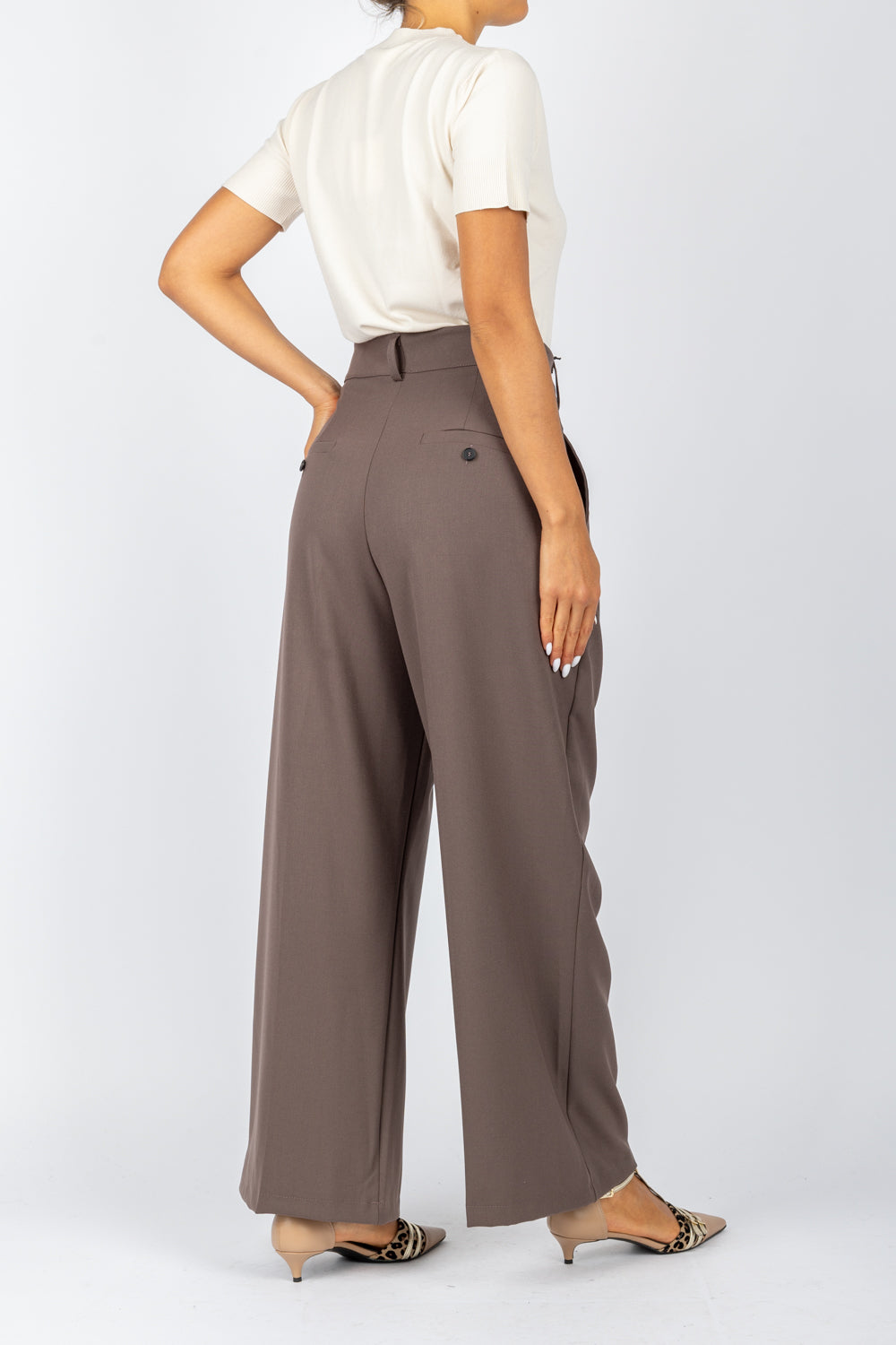 TENSIONE IN - W24P355 - PANTALONE PINCES