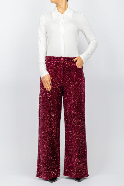 TENSIONE IN -25P4805 - PANTALONE CON PAILLETTES