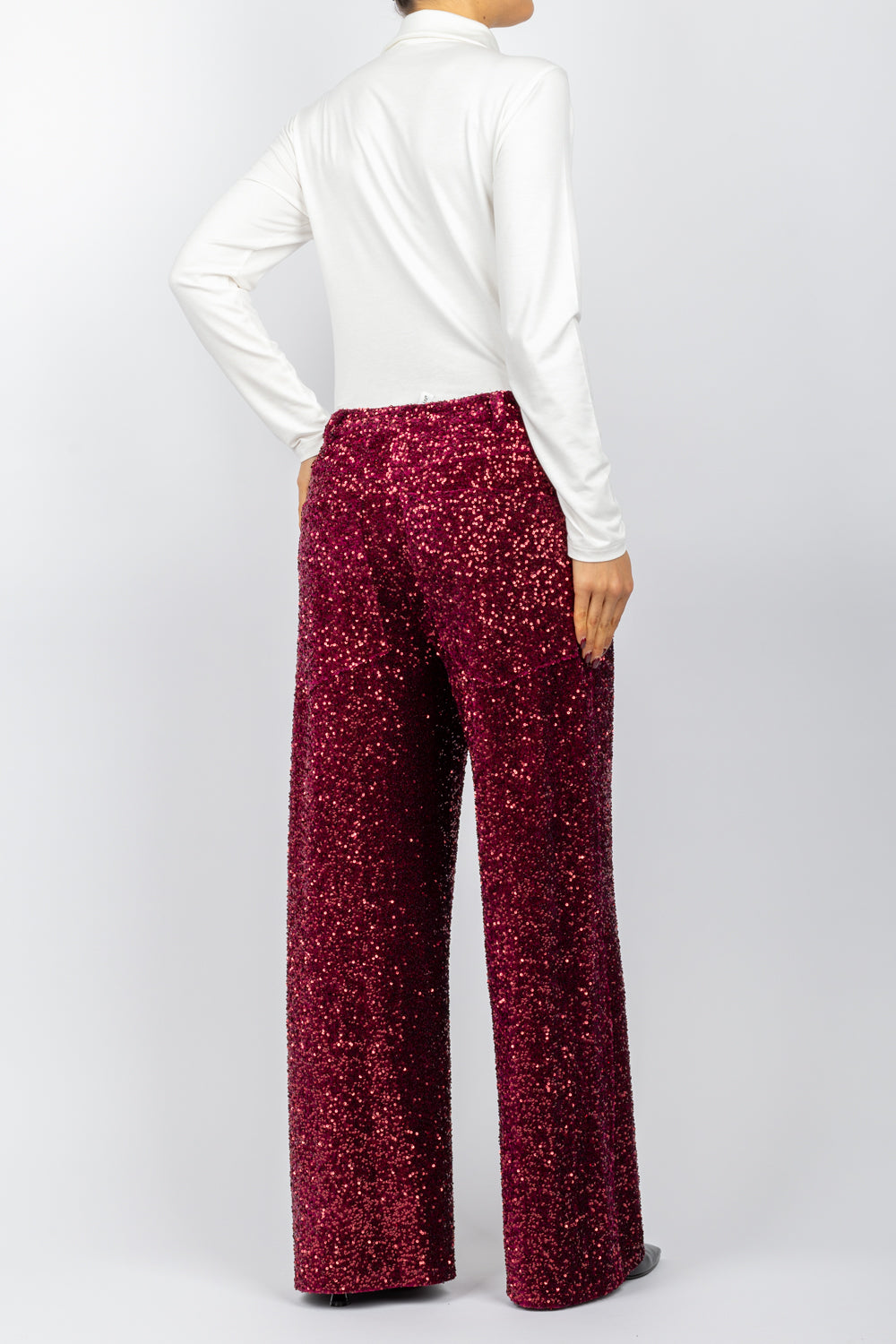 TENSIONE IN -25P4805 - PANTALONE CON PAILLETTES