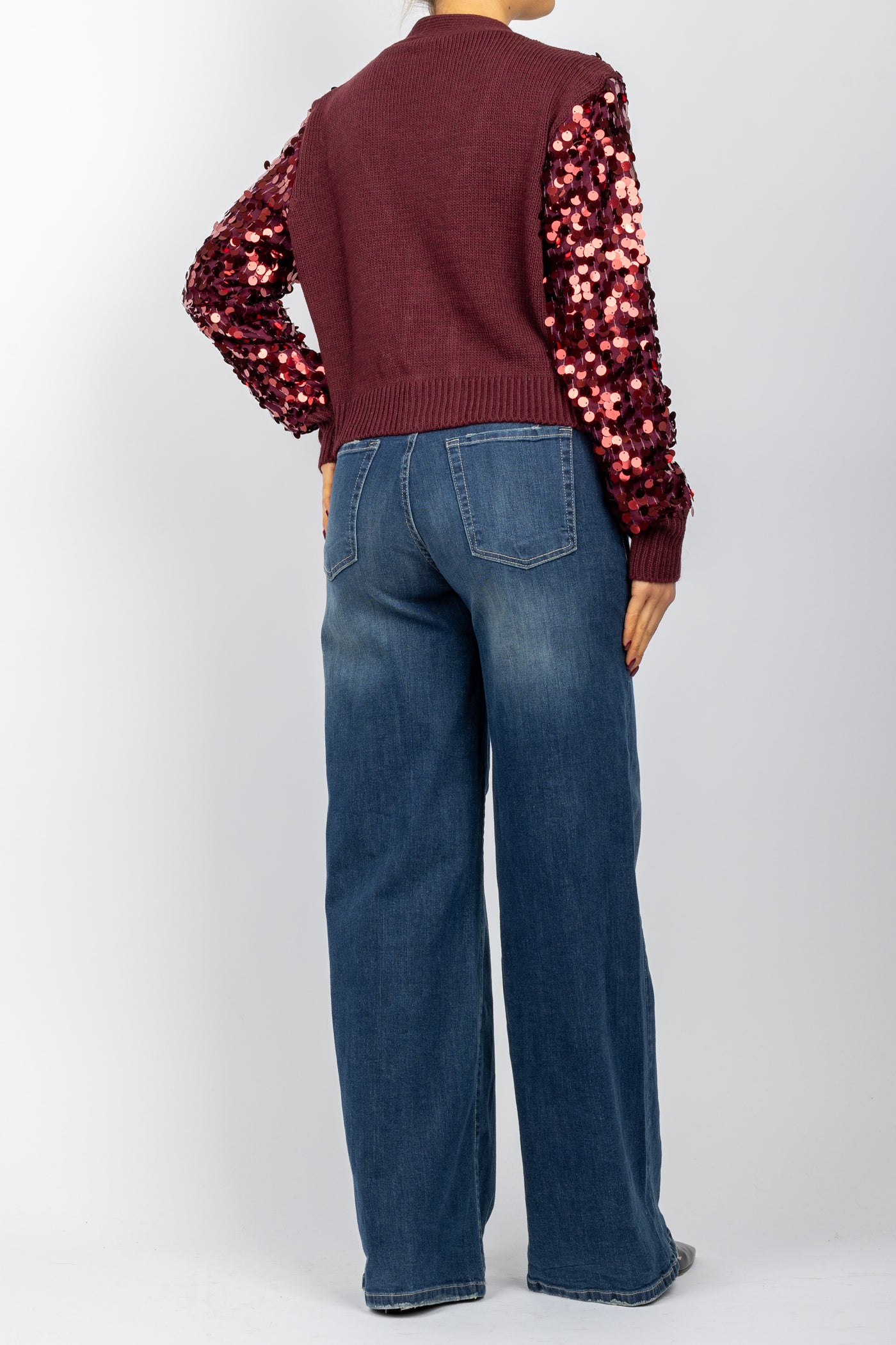 TENSIONE IN - TI1016-AI24 - CARDIGAN PAILLETTES