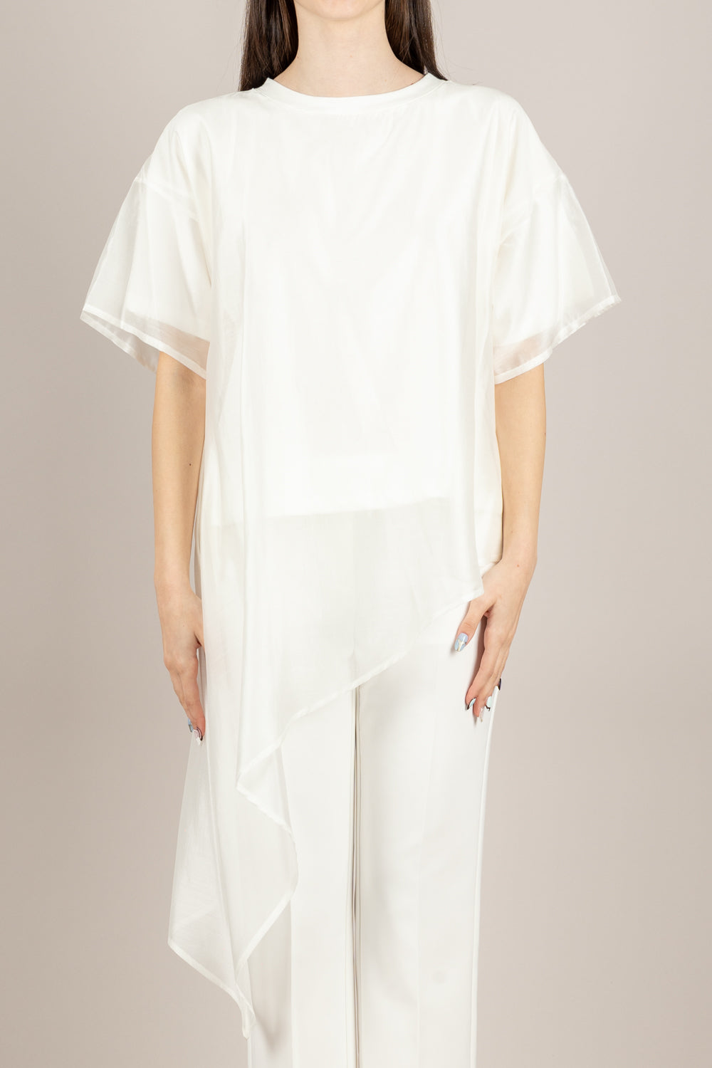 VICOLO - UAB0189 - MAGLIA NATURALE