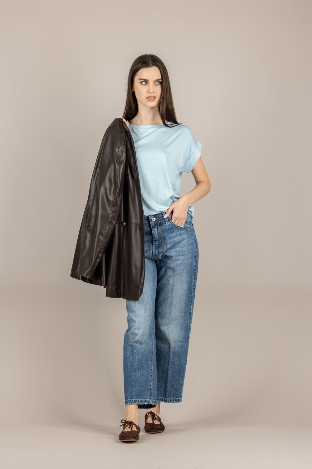 VICOLO - UAB0233 - MAGLIA AZZURRO