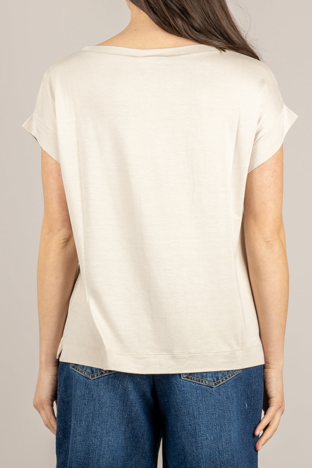 VICOLO - UAB0233 - MAGLIA BEIGE