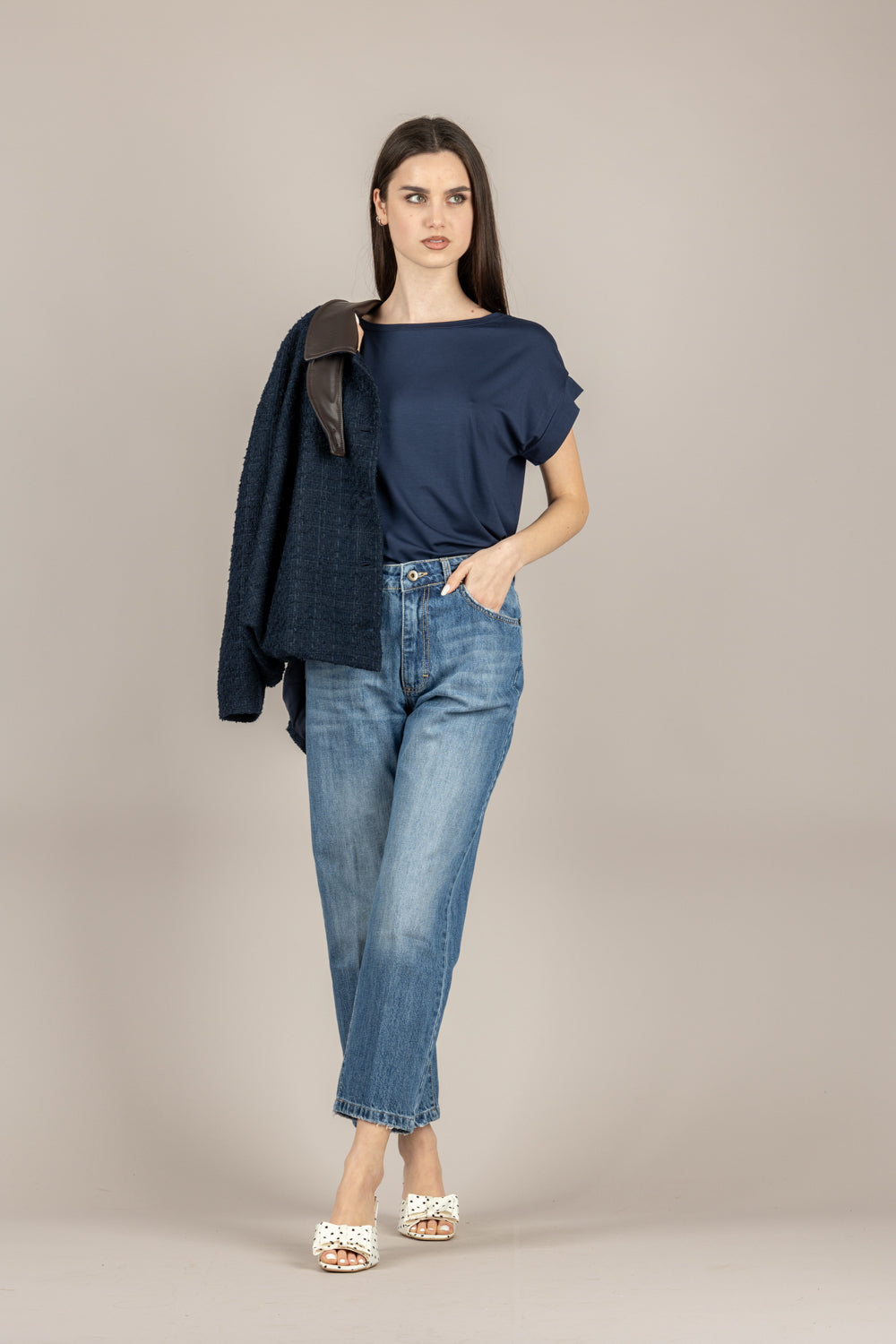 VICOLO - UAB0233 - MAGLIA BLU