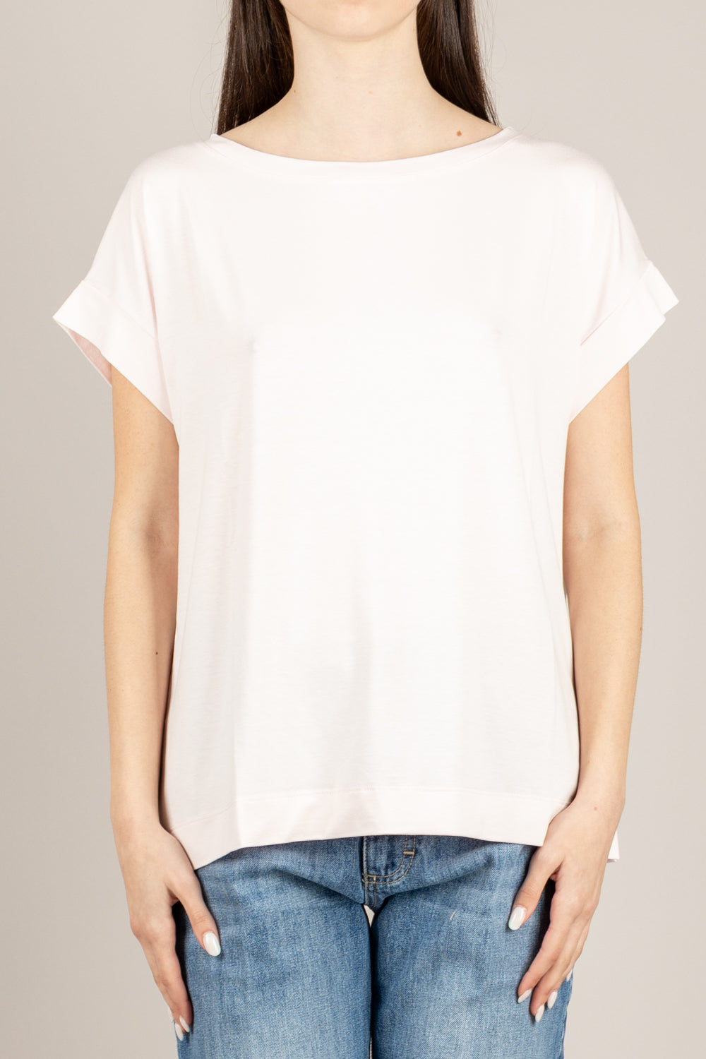 VICOLO - UAB0233 - MAGLIA ROSA PALLIDO