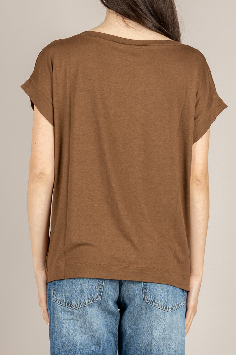 VICOLO - UAB0233 - MAGLIA TABACCO