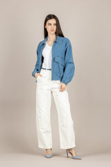 DIXIE - V648A021 - GIUBBOTTO CON TASCHE DENIM