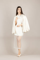 DIXIE - VAH8PBH - BOMBER IN SATIN GESSO