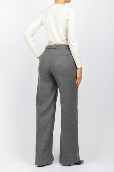 VICOLO - TS2160 - PANTALONE FLANELLA PALAZZO