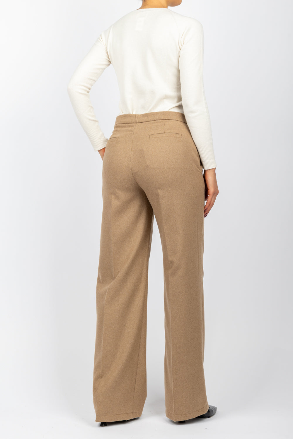 VICOLO - TS2160 - PANTALONE FLANELLA PALAZZO