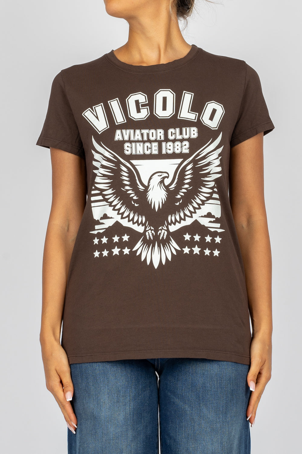 VICOLO - RS0161 - T-SHIRT ACQUILA