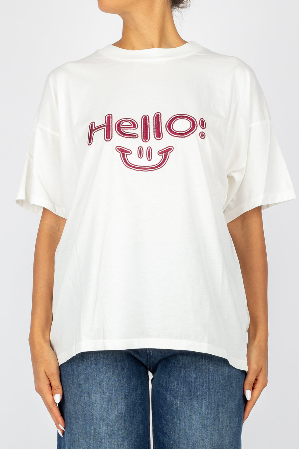 VICOLO - RS0191 - T-SHIRT HELLO